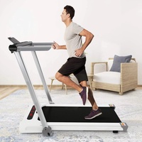 Tapis de course électrique pliable 2,5 CV, vitesse élevée 12 km/h, avec bureau intégré, pour le bureau, la maison, l'équipement de fitness et la salle de sport - Vente en gros
