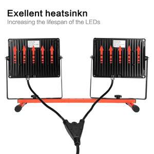 ไฟ LED ทำงาน 100w พร้อมหัวปรับได้ 3 หัว ไฟส่องสว่างกันน้ำสำหรับภายนอกอาคาร เหมาะสำหรับโรงงาน โรงรถ งานก่อสร้างแบบพกพา รุ่น WD-560 - Product Image 4