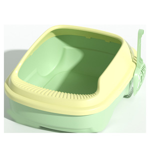 <b>Extra</b> Large Cat Litter Box, Splash-Proof, Semi-Enclosed, Odor-Proof, Sand-Proof, Small Size Cat Poop Box, Cat Supplies - Product Image 5