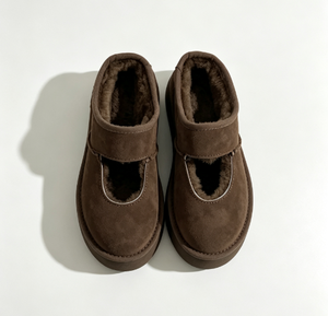 Botas de nieve de gamuza RM, sandalias de mujer, zapatos de mujer, chaussures femme, pantuflas, zapatos de mujer, sandalias redondas - Product Image 3
