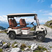 Véhicule de golf électrique 6 places à faible vitesse, face avant, pour visites touristiques, couleur et logo personnalisables – Offre Spéciale