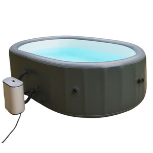 Spa gonflable chauffé sur mesure pour <span class=keywords><strong>piscine</strong></span> avec fonction de création de vagues et de bulles, forme ovale, utilisation en extérieur, matériau PVC - Product Image 5