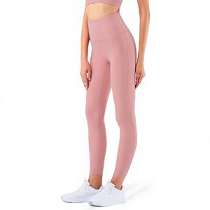 Sweat Wicking Non Roll Womens <b>Yoga</b> Pants High Waist Tummy Control Butt Lifting Fitness Workout Leggings - Product Image 1