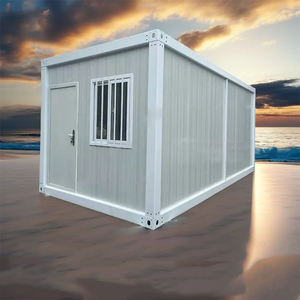 Maison conteneur préfabriquée intelligente et coulissante de 3 chambres à coucher au design unique pour bureau, école, centre commercial et hôtel en panneau sandwich - Product Image 1