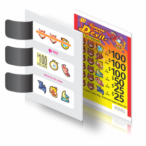 Rubbeltickets mit Ziehlasche, Rubbelkarten, Abziehkarten, Ziehlaschenkarten, Rubbellos-Spielkarten - Product Image 1