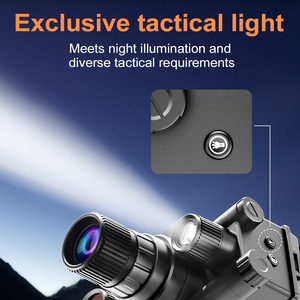 <span class=keywords><strong>Jumelles</strong></span> de vision nocturne ultra-performantes pour l'extérieur, grossissement 8x, résolution 4K, portée effective 600m, support de tête, cordon mains libres - Product Image 6