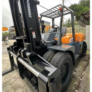 Diesel engine forklifts High quality Japan TCM <b>Used</b> 10 ton forklifts Nice working condition TCM FD100 diesel forklifts - Product Image 1