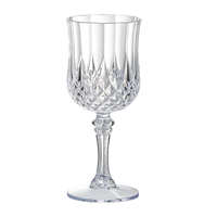 Verres à vin en plastique bleu vintage transparents style rétro pour réceptions de mariage et événements festifs