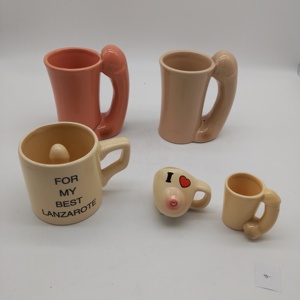 <span class=keywords><strong>Taza</strong></span> de café novedosa de 14 oz con diseño de pezón (I Love Boobs) - Product Image 2
