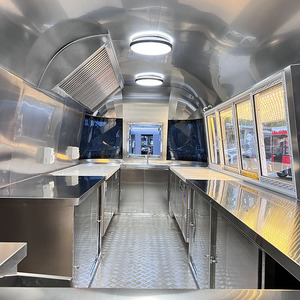 Camion de restauration mobile en tôle galvanisée brillante pour usage commercial en zone touristique, avec grill combiné, café, burgers, hot-dogs, burritos 1 - Product Image 5