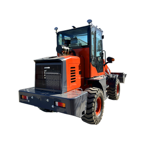 TOPONE TL920 1.5ton 1500KG Mini Loader hidrolik kecil kompak pertanian pertanian hewan peliharaan roda depan Loader - Product Image 4