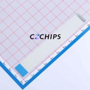 FFC-1.0-14-100-B-4-8 FFC Cable (Flexible Flat Cable) P=1mm Connector 14P 1mm 0.3mm Reverse - Product Image 2