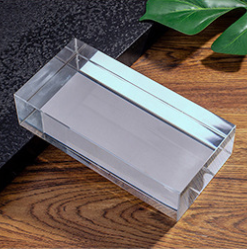 Calidad al por mayor de color personalizado finamente <span class=keywords><strong>molido</strong></span> transparente decorativo azulejos de cristal esmerilado ladrillo de <span class=keywords><strong>vidrio</strong></span> transparente - Product Image 5
