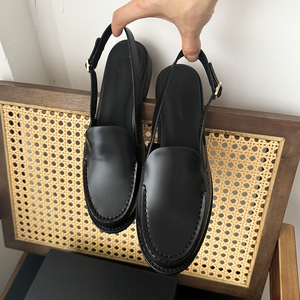 Flats à Bride Arrière pour Femme, Mocassins à Bout Rond Fermé, Escarpins à Enfiler à Talon Bas, Chaussures de Ville Décontractées de Bureau, <span class=keywords><strong>Mules</strong></span> pour Dame - Product Image 2