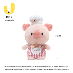 Zhuoqu Chef <strong>Series</strong> Piggy Plush Toy Cute Doll Sleep Hug Pillow Girls' Birthday Gift Polyester PP Cotton 14 Years &amp; up - Product Image 4