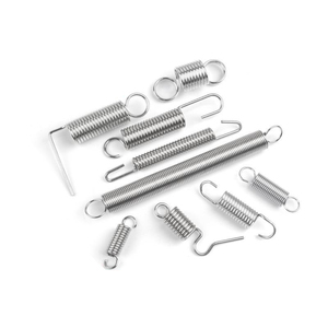 Resorte de tensión simple de acero inoxidable con tratamiento de superficie de níquel para tipos de carga de hardware: torsión y extensión - Product Image 2