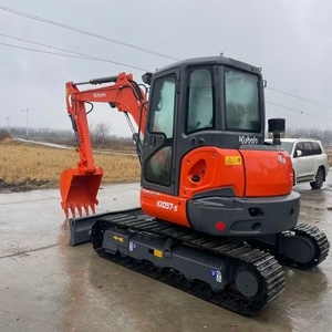 Escavatore Usato Kubota KX057 di Alta Qualità a Buon Prezzo, Mini Escavatore Cingolato di Seconda Mano in Vendita - Product Image 2