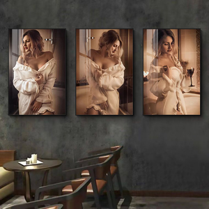 Ritratti Moderni, Dipinti di Nudi Femminili, Arte Murale con Figure Posteriori, Quadri Sexy di Ragazze, Arte in Cristallo e Porcellana per Decorazione Alberghiera - Product Image 1