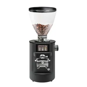 83mm Titan Flach grat kommerzielle Kaffeemühle elektrische digitale Steuerung Kaffeebohnen mühlen für Espresso