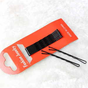 Versión coreana transfronteriza Negro Clip de novia de una palabra Horquilla de metal Taobao Pequeño regalo Fabricante al por mayor - Product Image 6