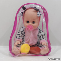 16-zoll wiedergeborene silikon-puppen junge baby-artikel für mädchen mit schnuller milchflasche