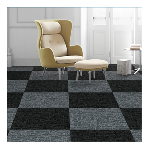 Alfombra Modular de Nailon Teñido en Solución, 50*50cm, <span class=keywords><strong>Muse</strong></span>, Comercial, Ignífuga, con Base de PVC, para Uso Doméstico - Product Image 2