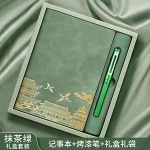 Carnet d'adresses de bureau en cuir PU A5/B5 personnalisé, coffret cadeau d'affaires portable avec logo personnalisé, couleur personnalisée, design créatif - Product Image 3