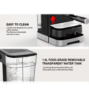 Vente en gros Boîtier en acier inoxydable pour cafetière électrique moderne européenne avec affichage à usage domestique - Product Image 4
