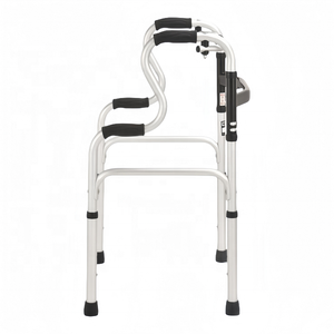 <span class=keywords><strong>Andador</strong></span> Ligero de <span class=keywords><strong>Aluminio</strong></span> con Doble Curvatura para Personas Mayores, Ayuda de Movilidad Resistente, LANSING MEDICAL LSZXQ-915AJ, Capacidad de 125 kg, con Ruedas - Product Image 3