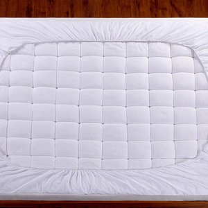 Pronto para enviar travesseiro warmtex, colchão superior para dormitórios universitários, topper reversível, twin xl cor branca - Product Image 6