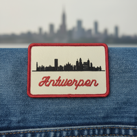 Appliques brodées, patchs en silicone embossés de créateur, logo en lettres 3D, badges brodés personnalisés à repasser pour vêtements