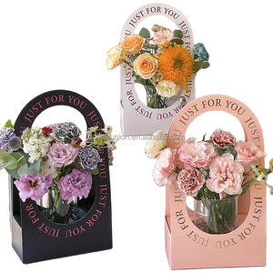 Caja de Papel Plegable para Flores, Cesta de Flores Rectangular para el Día de la Madre, Caja de Regalo para Floristería, Caja para Ramos de Flores - Product Image 4