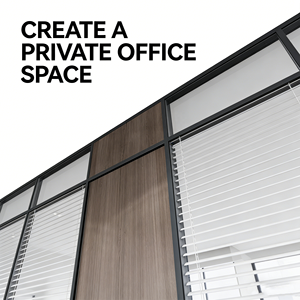 Cloison insonorisée simple SZMK 2026, cloison amovible commerciale, cloison à <span class=keywords><strong>cadre</strong></span> en aluminium pour la division des bureaux - Product Image 3