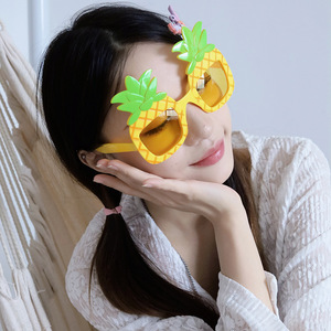 Lunettes de soleil amusantes pour fête Luau, lunettes hawaïennes, accessoires de déguisement tropical, divers accessoires amusants pour fête sur le thème de la plage d'été, décoration d'anniversaire - Product Image 4