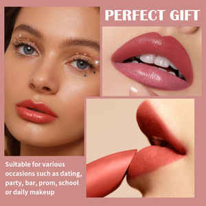 Best Selling Natural Mineral Matte Lipstick Gel Waterproof Long-Lasting Vegan Combo Kit with Red Pigments Oil-Soluble <strong>Cosmetic</strong> - Product Image 5