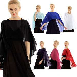 Pull en mousseline de soie élégant pour femmes châle Cape Lady jaune violet couleur crème solaire longue écharpe - Product Image 6