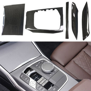 Misura per BMW 3 4 serie G20 G21 G22 G26 G81 G80 M3 M4 Custom lucido in fibra di carbonio copri Console interno <span class=keywords><strong>auto</strong></span> - Product Image 3