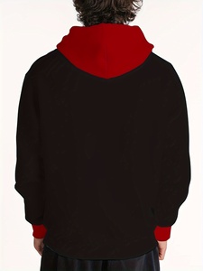 Felpa Casual da Uomo a Maniche Lunghe 100% Fibra di Bambù Antivento ad Asciugatura Rapida con Blocchi di Colore e Stampa Alfabetica '<span class=keywords><strong>CHICAGO</strong></span>' # 23' - Product Image 2