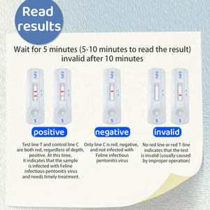 Быстрый тест на антиген вируса инфекционного перитонита у кошек (FIPV Ag) ветеринарные наборы-Простота в эксплуатации, безопасная и надежная - Product Image 6