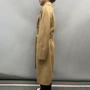 <span class=keywords><strong>Manteau</strong></span> long en <span class=keywords><strong>laine</strong></span> pour femme Jancoco, ceinturé, sur mesure, pour l'hiver - Product Image 2
