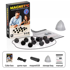 Gioco da Tavolo Magnetico con Corde Regolabili e Magneti Grandi e Resistenti, un Gioco da Tavolo che Sviluppa il Pensiero Logico - Product Image 5
