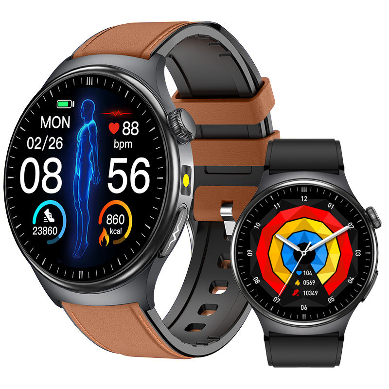 2026 TK27 ECG Health Monitor Smart Watch Multiple Exercise Modes IP68 Blood Pressure &Sleep Monitoring Smartwatch