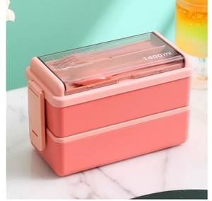 Microwave Safe Bento <b>Box</b> <b>Lunch</b> Container Plastic 3-in-1 <b>Compartment</b> Japanese Containers Divider Leakproof Plastic - Product Image 5