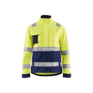 BLAKLADER - 490318113389L Chaqueta Hi-Vis para Mujer Amarillo/Azul marino-EAN 7330509587041 ROPA DE TRABAJO DE LA HI-VIS - Product Image 1