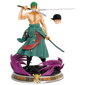 Livraison rapide 38CM PVC Double-Tête Zoro Statue <span class=keywords><strong>Fantastique</strong></span> Rêve Ones Pièces Boîte Anime Dessin Animé Figurines Collection - Product Image 5