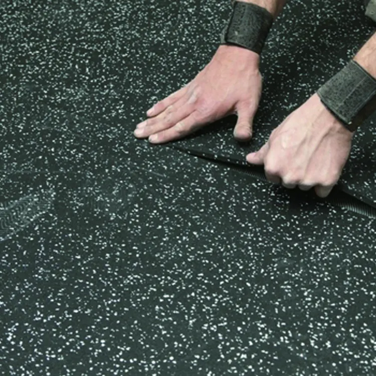 High density Shock absorbing noise reduction gym floor rubber flooring rubber mats sports floor tile
