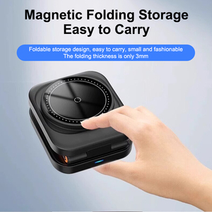 3 in 1แท่นชาร์จไร้สายแม่เหล็กพับได้สำหรับ iPhone 15 14 <span class=keywords><strong>PRO</strong></span> MAX สำหรับ iWatch 8 9สำหรับหูฟัง - Product Image 4