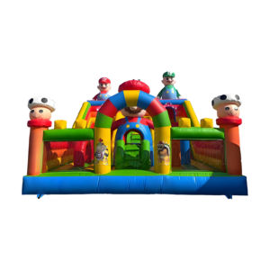 Casa <span class=keywords><strong>de</strong></span> rebote inflable al aire libre <span class=keywords><strong>para</strong></span> niños Moonwalk, castillo hinchable <span class=keywords><strong>para</strong></span> saltar, Combo <span class=keywords><strong>para</strong></span> niños con tobogán - Product Image 3