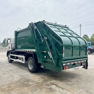 Camion à ordures compacteur haute capacité HOWO 4x2 8cbm 9cbm à vendre - Product Image 6