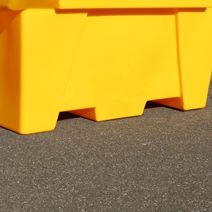 Grit Lưu Trữ Muối Bin Lớn 400 Lít Màu Vàng Nhựa Mùa Đông An Toàn Boxs Đúc Grit Muối Nhãn Roadsalt Chống Ăn Mòn Hộp - Product Image 4